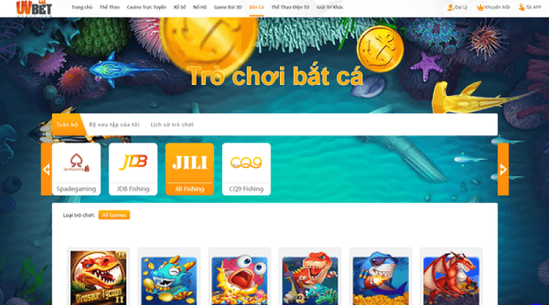 Khai phá siêu phẩm bắn cá UVBET